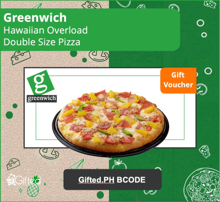 Greenwich Hawaiian Overload Double Size Pizza